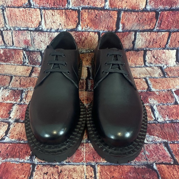 WALK LONDON JAGGER DERBY SHOE BLACK - Picture 2 of 8